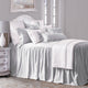 3 Piece Luna Bedspread Set, Gray, Twin