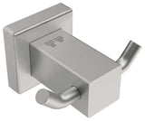 8511 Robe Hook Double, Brushed
