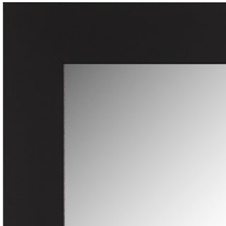 Pendleton Framed Wall Mirror, Black, 28" X 48"