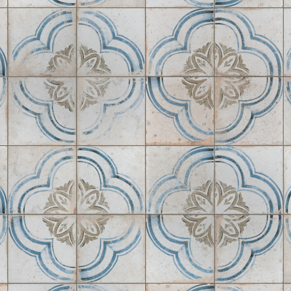 Kings Root Ceramic Floor and Wall Tile, Blossom