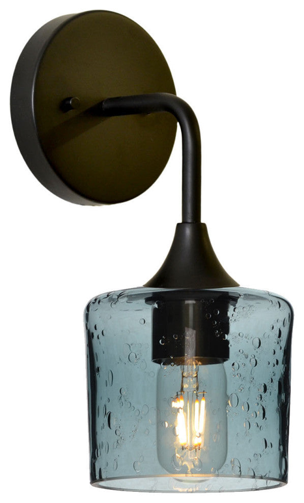 Wall Sconce, Slate Gray, Matte Black, 4 Watt