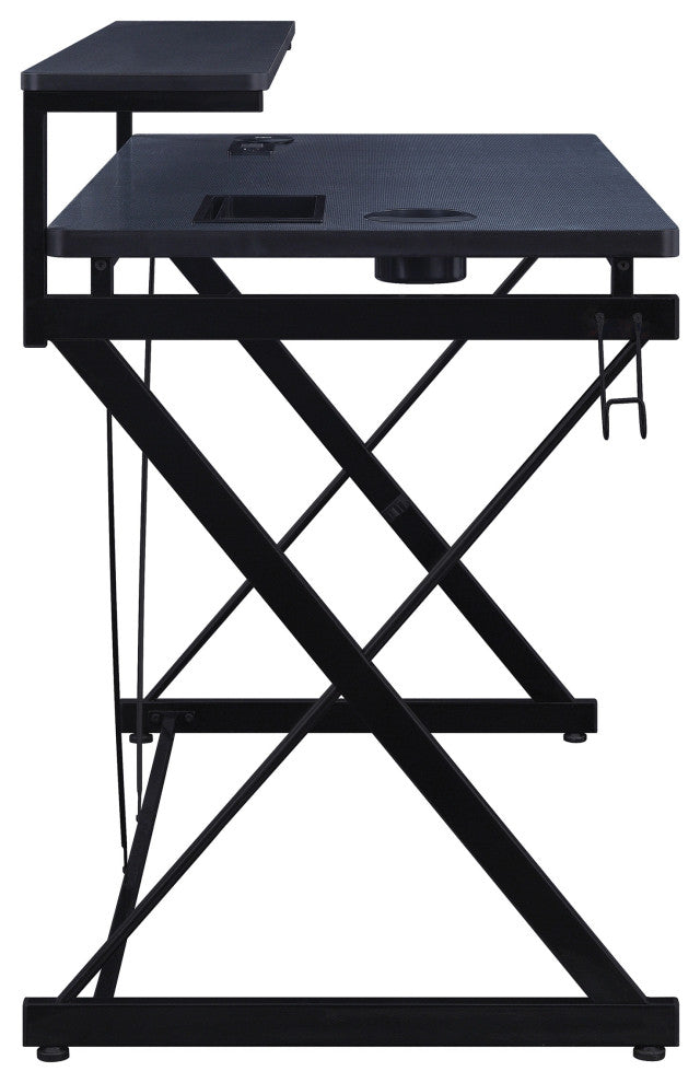 Emulator Battlestation Gaming Desk With RGB LED Lights