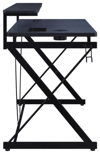 Emulator Battlestation Gaming Desk With RGB LED Lights