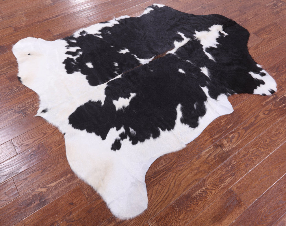 Natural Cowhide Rug 6' 8" X 6' 1" C2199