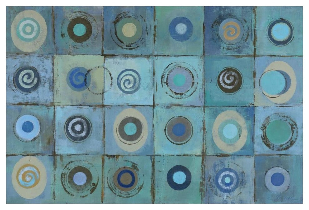 "Underwater Mosaic" Digital Paper Print by Silvia Vassileva, 20"x14"