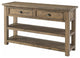 Monterey Solid Wood Sofa Console Table, Natural