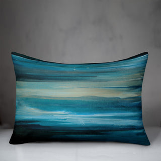 Blue Streaks 14x20 Indoor/Outdoor Pillow