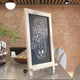 Canterbury Tabletop Magnetic Chalkboards, Set of 10, Weathered Brown, 12" X 17"