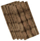 Pool, Stripe Print Napkin, Set of 4, Brown