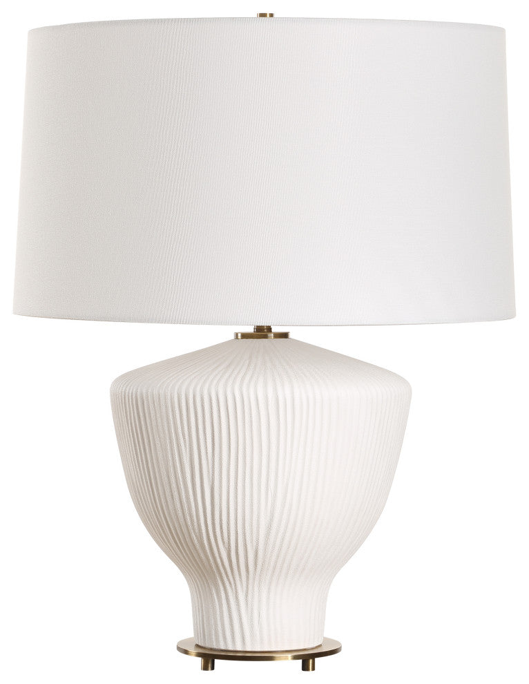 Uttermost Maisie White Table Lamp