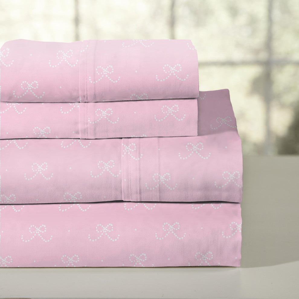 Lullaby Bedding Ballerina Printed Sheet Set, Ballerina, Twin XL