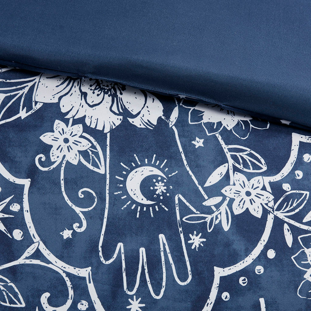 Intelligent Design Stella Celestial Comforter Set, Navy