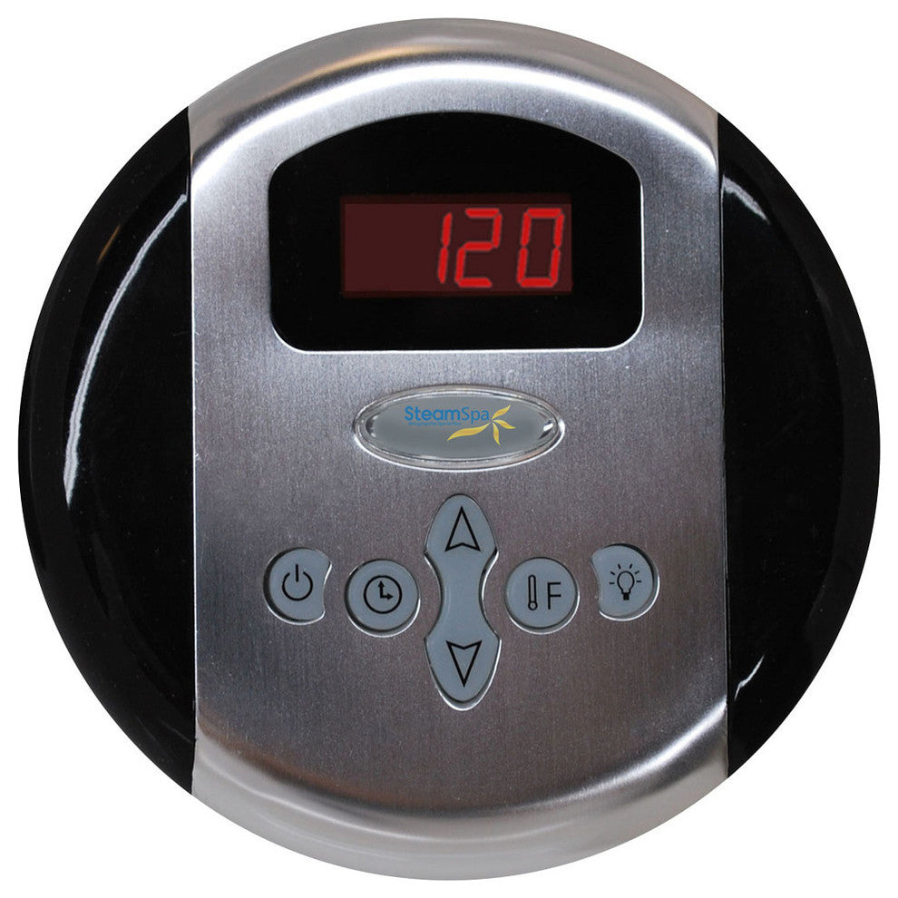 Steamspa Indulgence Control Kit, Brushed Nickel