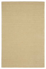 Apollo Heathered Solid Beige Hand-Made Wool Area Rug 10' x 13'