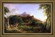 Thomas Cole the Departure Framed Premium Canvas Print, 16"x24"