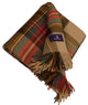 Prince of Scots Highland Tweed Merino Wool Throw, Antique Dress Stewart
