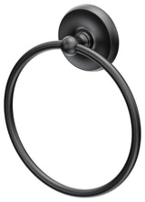 Designer II Towel Ring, Matte Black