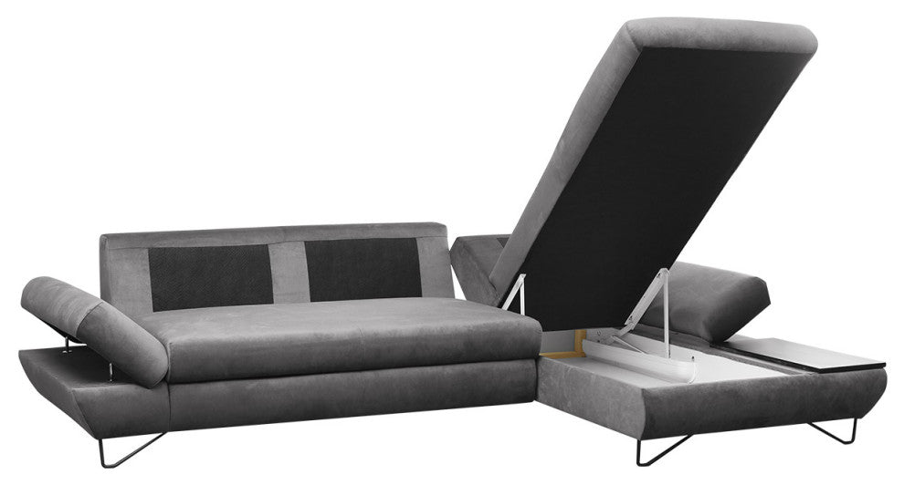 ASTRA Sectional Sleeper Sofa, Right