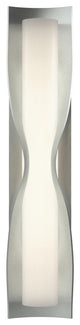 Dune Large Sconce, Vintage Platinum Finish, Opal Glass