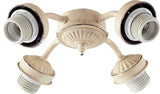 Quorum 4-Light CFL Light Kit Hardware, Persian White