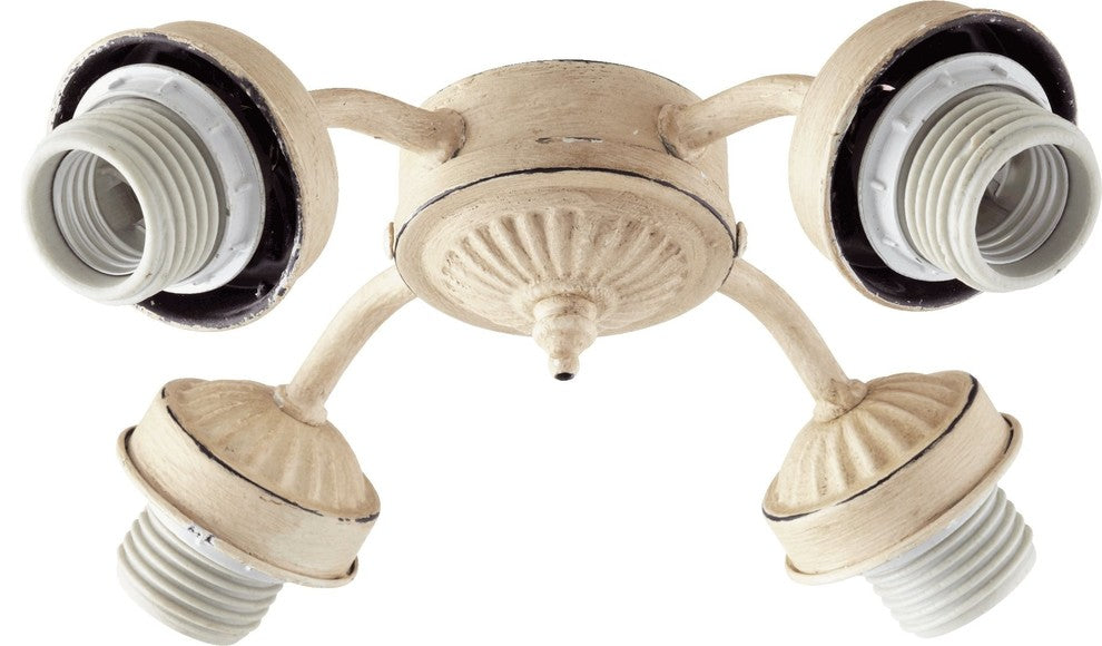 Quorum 4-Light CFL Light Kit Hardware, Persian White