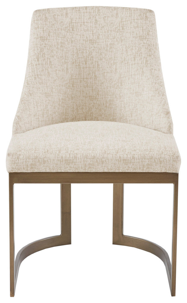 Madison Park Dining Chairs Transitional Modern Side Chairs, Set of 2, Cream, Dining Chair
