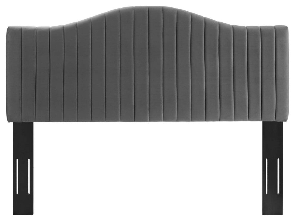 Brielle Channel Tufted Performance Velvet King/California King Headboard