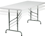 30x72 White Plastic Fold Table