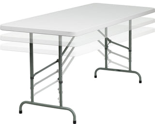 30x72 White Plastic Fold Table