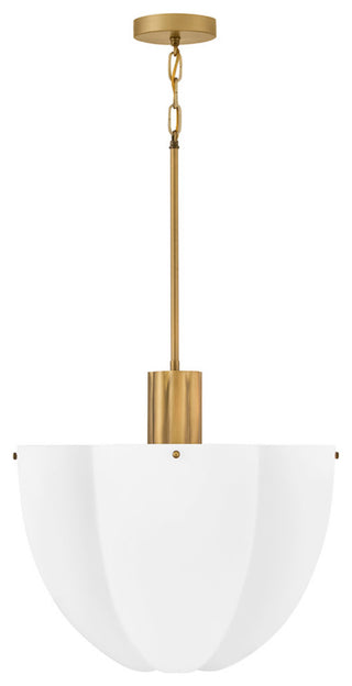 Hinkley Becca Large Pendant, Heritage Brass