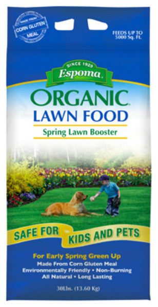 EspomaÂ® EOLB30 Spring Lawn Booster Organic Lawn Food, 8-0-0, 30 Lbs
