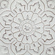 Miranda Grey Stamped Metal Lotus Flower Wall Decor, Set of 2
