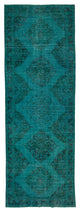 Rug N Carpet - Handwoven Oriental 4' 6" x 13' 4" Antique Runner Rug