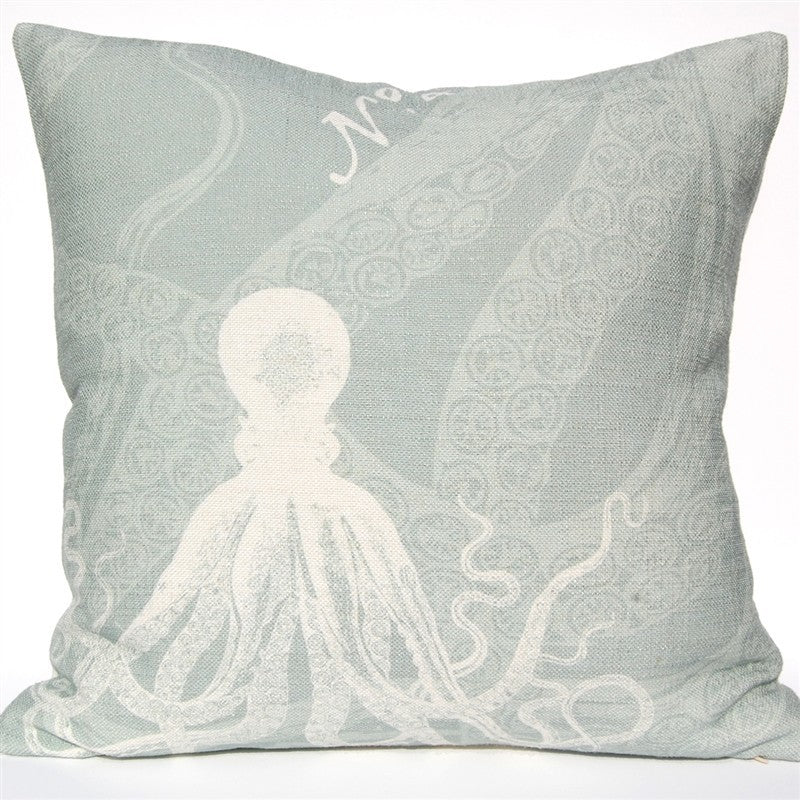 Octopus Pillow, Silverberry