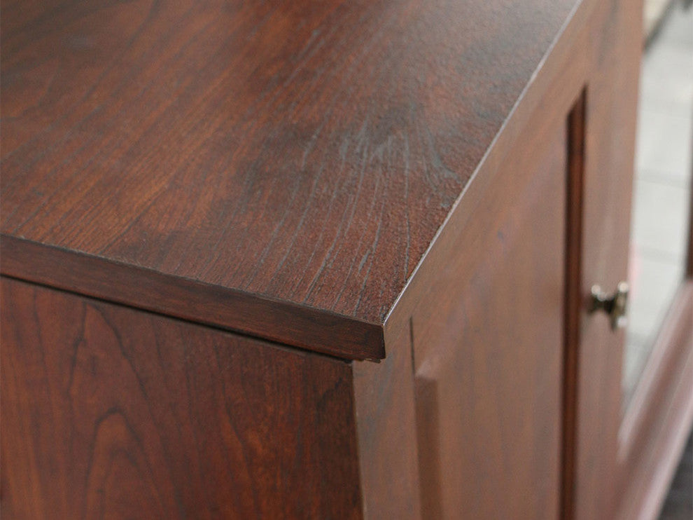 52" Brown Wood TV Stand Console