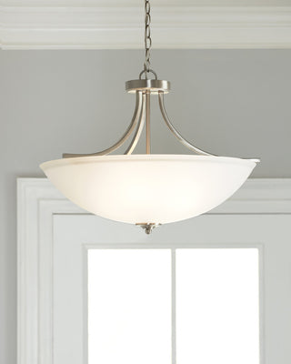 Generation Lighting 6616503 Geary 3 Light 19"W Outdoor Pendant - Midnight Black