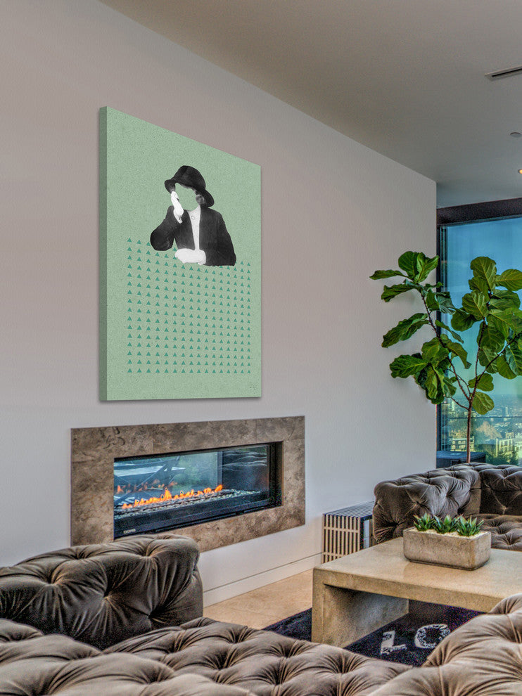Marmont Hill, "Pareja Casa" by Bengoa Vazquez Print on Wrapped Canvas, 30x45