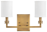 Hinkley Moore Medium Sconce, Heritage Brass
