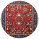 Ahgly Company Indoor Round Mid-Century Modern Area Rugs, 8' Round
