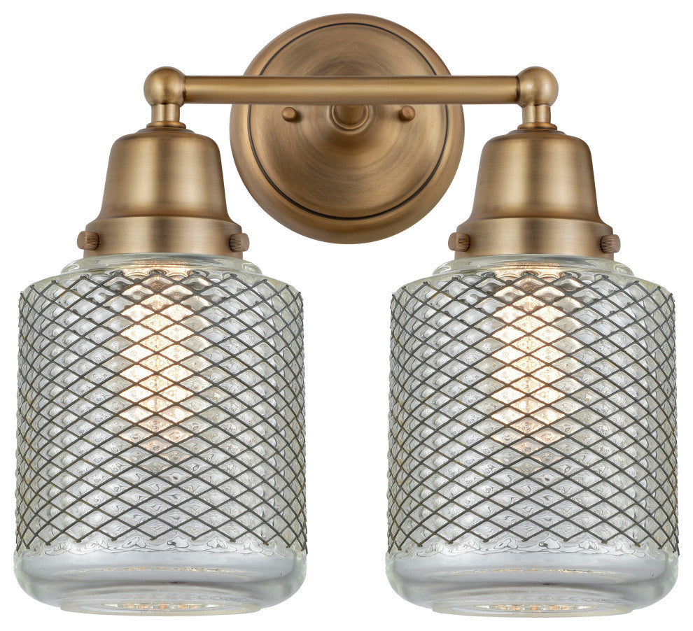Innovations 623-2W-BB-G262 Stanton 2 Light Bath Vanity Light, Brushed Brass