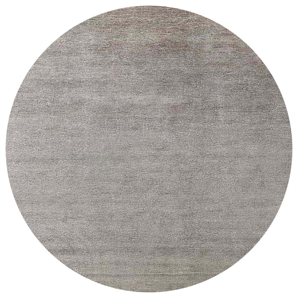 Ahgly Company Indoor Round Mid-Century Modern Area Rugs, 8' Round