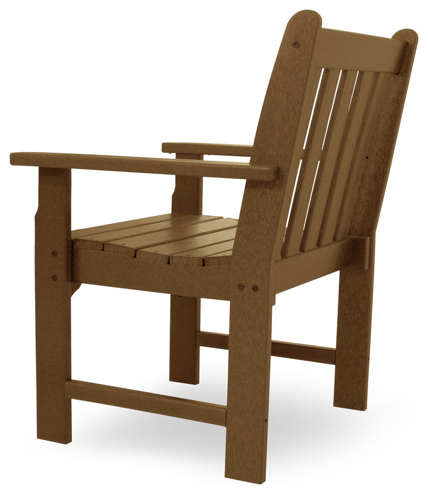 Polywood Vineyard Garden Arm Chair, Teak