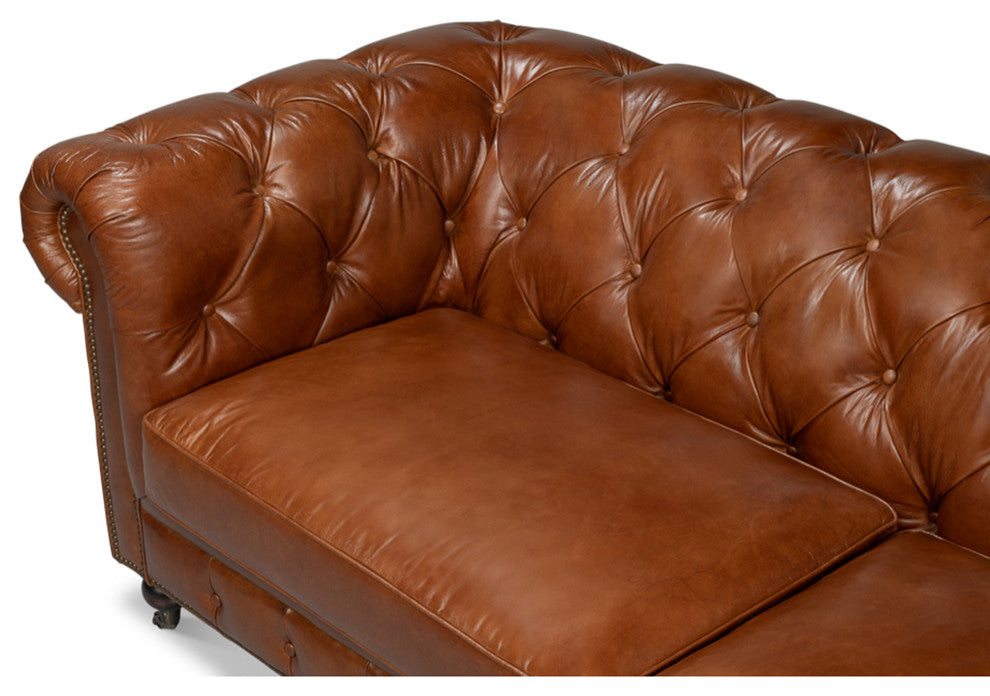 Vintage Style Classic Chesterfield Sofa