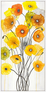 "Summer Gathering Floater" Framed Art Print, 57x114 cm