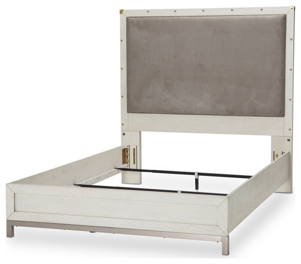 Menlo Station Cal. King Panel Bed, Eucalyptus