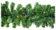 9' Pine Garland Pre-Lit With LED Multi Colored LED Lights