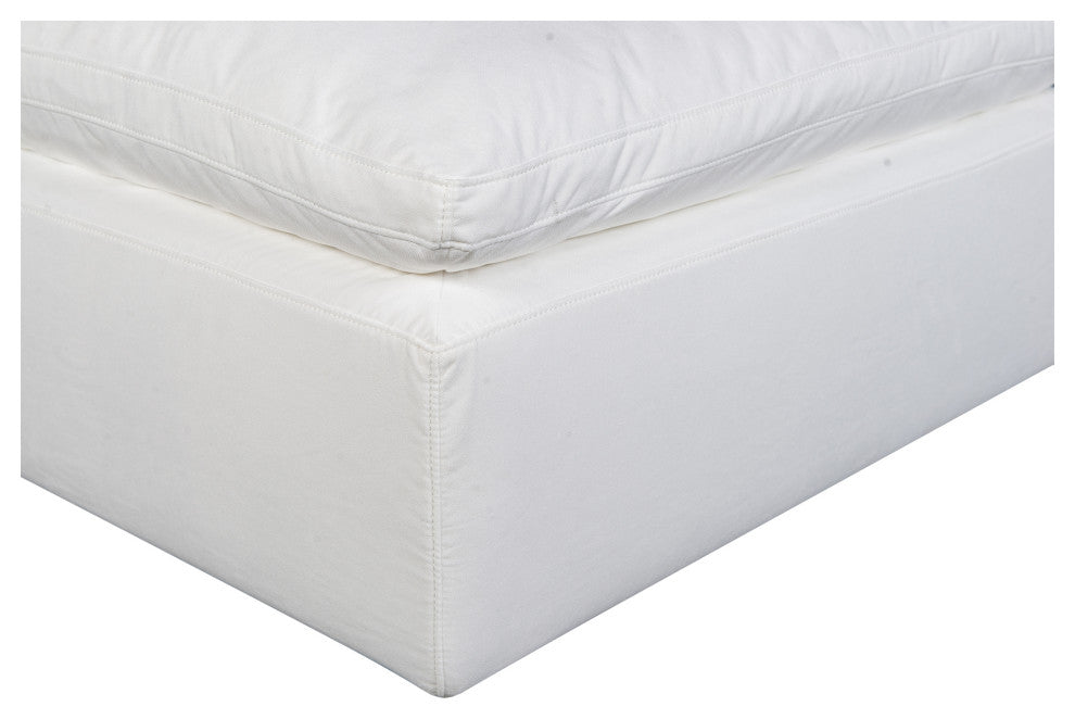 Terra Condo Ottoman Livesmart Fabric Cream