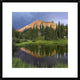 Red Mountain Reflected In Pond, San Juan Mountains, Colorado, 24"x24"
