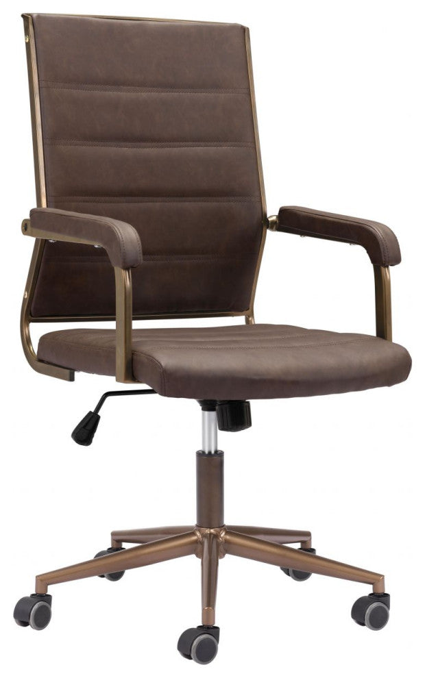 Auction Office Chair Espresso