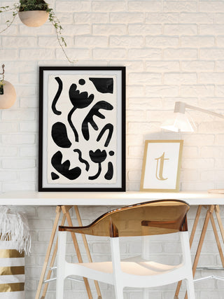 "Complicated Formation" Framed Painting Print, 24x36